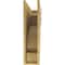 Ekena Millwork 8"W x 32"D x 32"H Thin Mayflower Rough Cedar Woodgrain TimberThane Corbel, Primed Tan CORUR08X32X32MAYRCPR - alternate 5